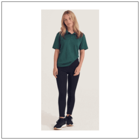 girls cool athletic pants model
