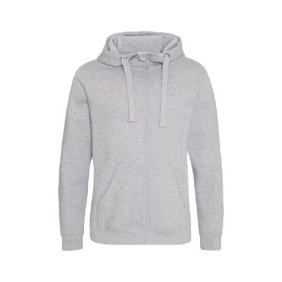 Graduate Heavyweight Zoodie JH150 Heather grey.