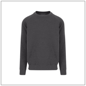 Graduate Heavyweight Sweater JH130 - Charcoal