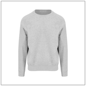Graduate Heavyweight Sweater JH130 – Duurzaam, Warm en Stijlvol Kleuren Heather grey