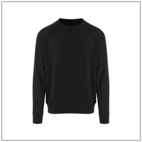 Graduate Heavyweight Sweater JH130 – Duurzaam, Warm en Stijlvol Kleuren Jet black