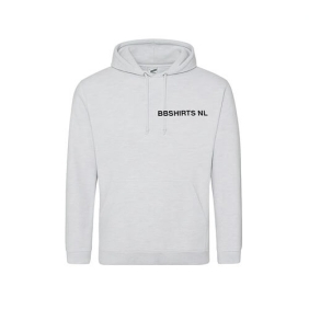 Grijze hoodie bedrukt met naam - BBshirts