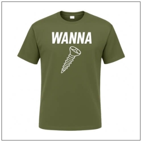 Groen Wanna Screw t-shirt van BBshirts