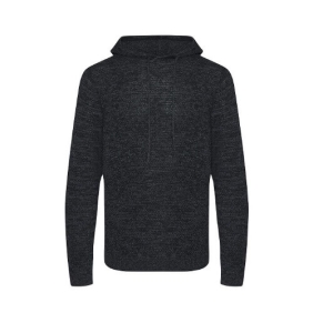 Iguazu Sustainable Knitted Hoodies - EA080. Kleuren Charcoal 