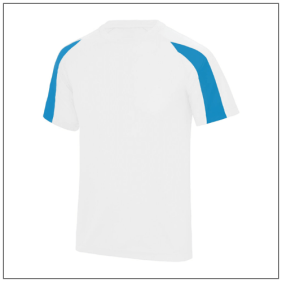 Kids Contrast Cool T JC003J Arctic white-Sapphire blue