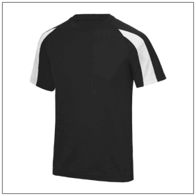 Dri-Fit kids Contrast Cool T JC003J Jet black-Arctic white.