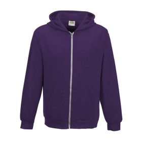Kids Heather Zoodie Purple.
