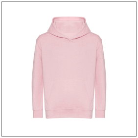 Kids Organic Hoodie JH201J Baby Pink