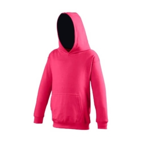 Kids Varsity Hoodie JH003J Hot pink - French navy