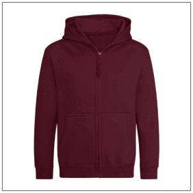 AWDis Kids Zoodie JH050J - Burgundy.