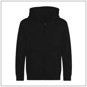 Zwarte kids sweater van AWDis JH050J