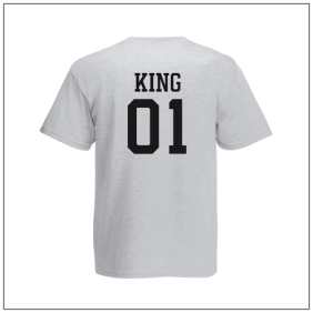 King T-shirt achterkant