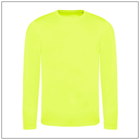 Long Sleeve Cool T JC002 - Electric Yellow.