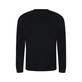 Long Sleeve TRI-BLEND T - JT002. Kleuren Solid black