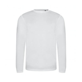 Long Sleeve TRI-BLEND T - JT002. Kleuren Solid white
