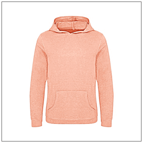 Lusaka Sustainable Hoodie EA040 Soft peach.