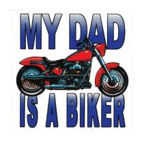 My dad is a Biker t-shirt.