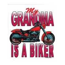 My grandma is a biker t-shirt.