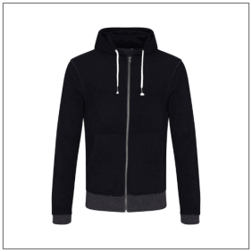 Okavango Sustainable Zoodie EA051 Black-Charcoal.