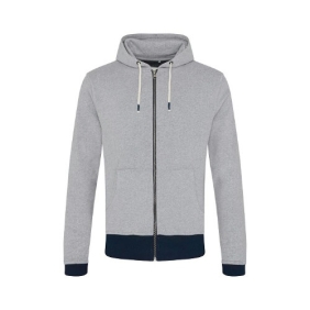 Okavango Sustainable Zoodie EA051 Heather grey-Navy.