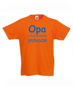 opa is mijn grootste sponsor baby t-shirt.