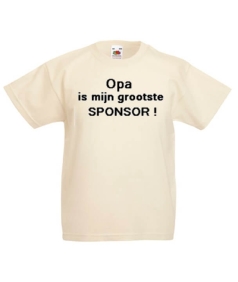 Opa is mijn grootste sponsor baby t-shirt