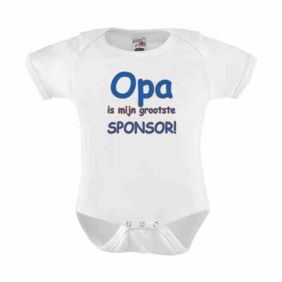 Opa is mijn grootste sponsor Rompertje