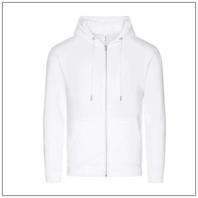 Organic Zoodie JH250 - Arctic White