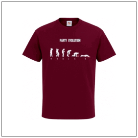 Party Evolution t-shirt