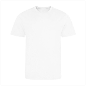 Recycled Cool T - JC201. Kleuren Arctic white