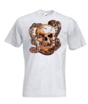 Skull met slang t-shirt