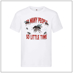 So Many People So little Time bedruk op een wit t-shirt