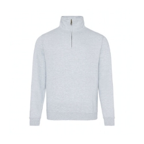 Sophomore 1/4 Zip Sweater JH046 -Sophomore 1/4 Zip Sweater JH046 - Heather grey