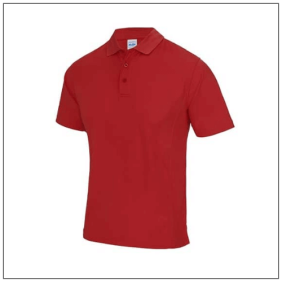 SuperCool Performance Polo JC041 - Fire red.