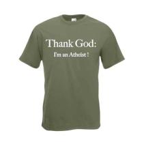Thank god i am a atheist tshirt