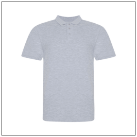 AWDis JP100 Polo – Comfort, Stijl &amp; Kwaliteit in één | BBshirts.nl Kleuren Heather grey