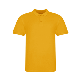 AWDis JP100 Polo – Comfort, Stijl &amp; Kwaliteit in één | BBshirts.nl Kleuren Mustard