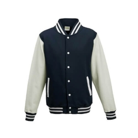 Varsity Jackets - JH043. Kleuren Oxford navy-Arctic white