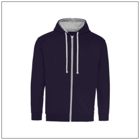 Varsity Zoodies JH053 New french navy Heather grey.