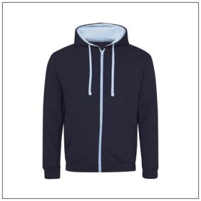 Varsity Zoodies JH053 - New french navy Sky blue.