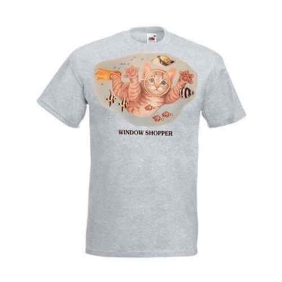 Window shopper t-shirt. Leverbaar in vele kleuren vanaf maat S t/m XXL.