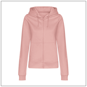 Womans College Zoodies JH050F. Kleuren Dusty pink