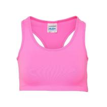 Girlie Cool Sports Crop Top JC017 - Electric Pink