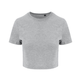 Womans TRI-BLEND Cropped T JT006 - Heather grey