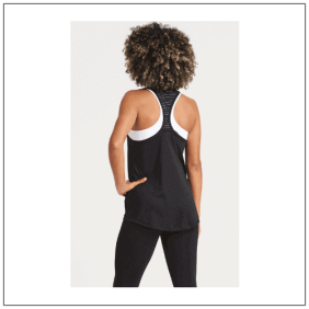Woman's Cool Smooth Workout Vest JC027 - model achterkant
