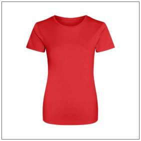 Women's Cool T JC005 - Fire Red