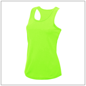 Woman's Cool Vest JC015 - Electric Green.