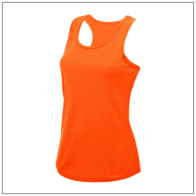 Woman's Cool Vest JC015 - Electric Orange.