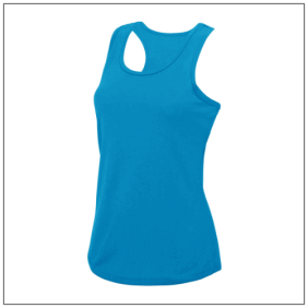 Woman's Cool Vest JC015 - Sapphire Blue.