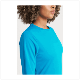 Women's Long Sleeve Cool T JC012 - model front